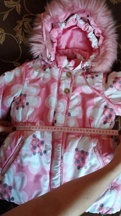 Зимний комбинезон на девочку.