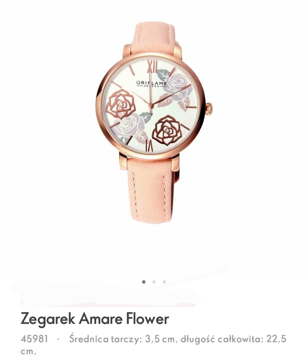 Zegarek damski amare Flower Oriflame