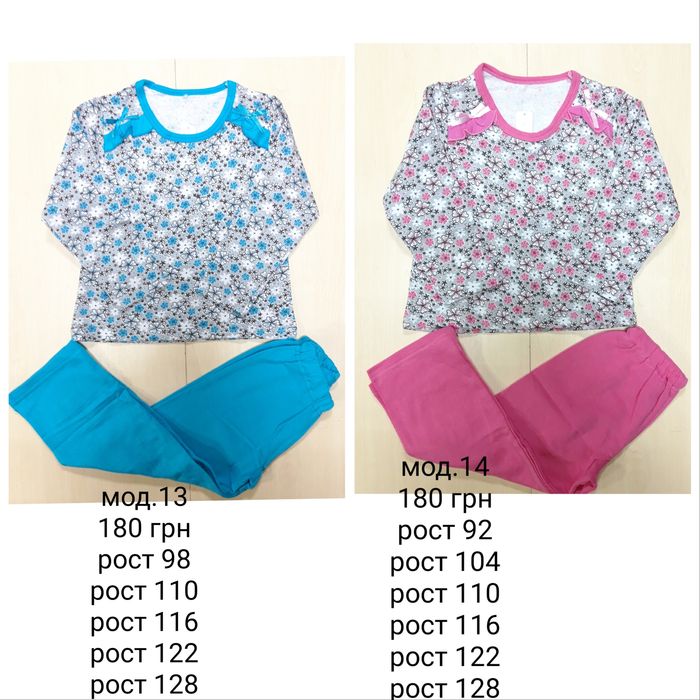 Пижамы детские и подростковые на мальчиков и девочек