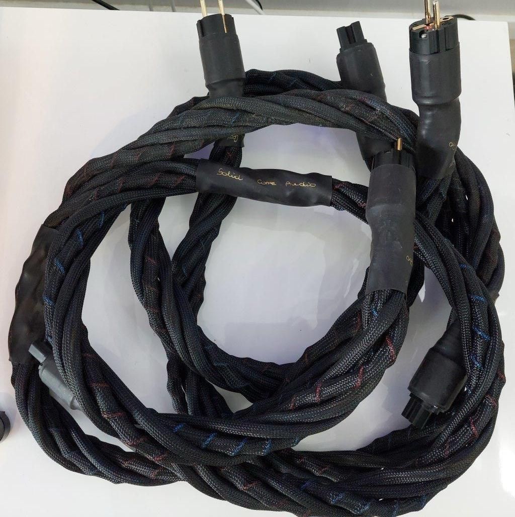 2x kable zasilające Solid Core Audio Power No. 1 PRO 2 metry