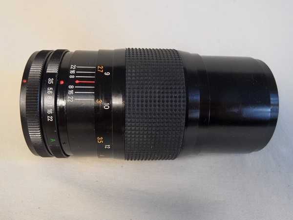 2 obiektywy KENLOCK stało ogniskowe 135 i 200 mm bagnet canon