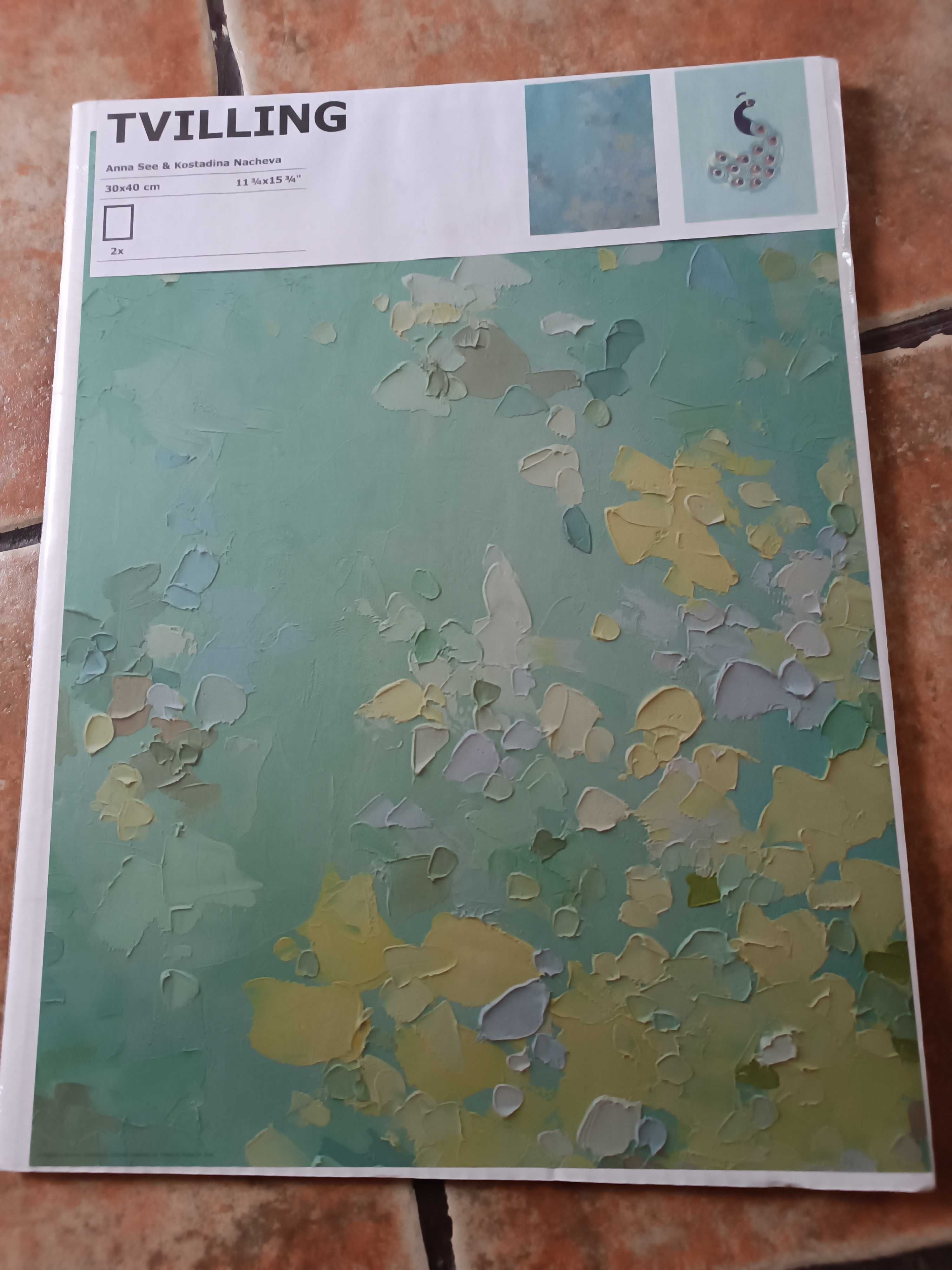 Obrazek 2szt Ikea paw obraz 30x40 cm obrazki dekoracja