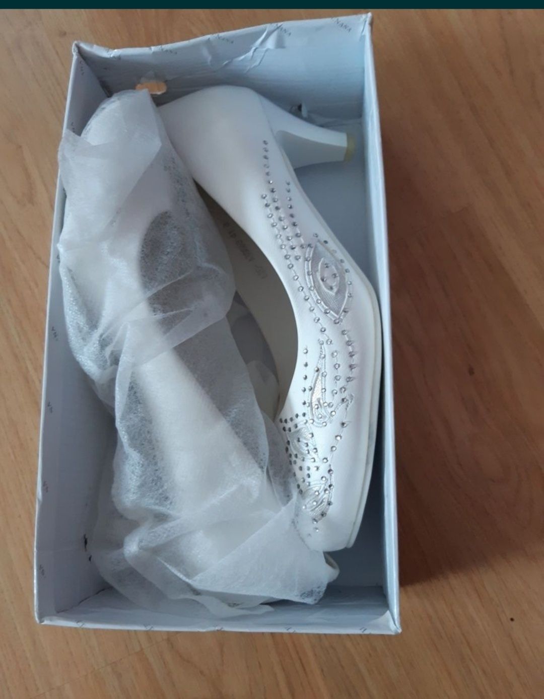 Туфлі весільні білі