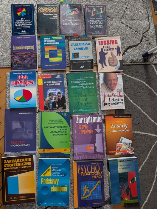 Zestaw książek zarządzanie strategiczne studia ekonomia rachunkowość