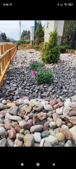 Kamień ogrodowy polny otoczak ozdobny transport