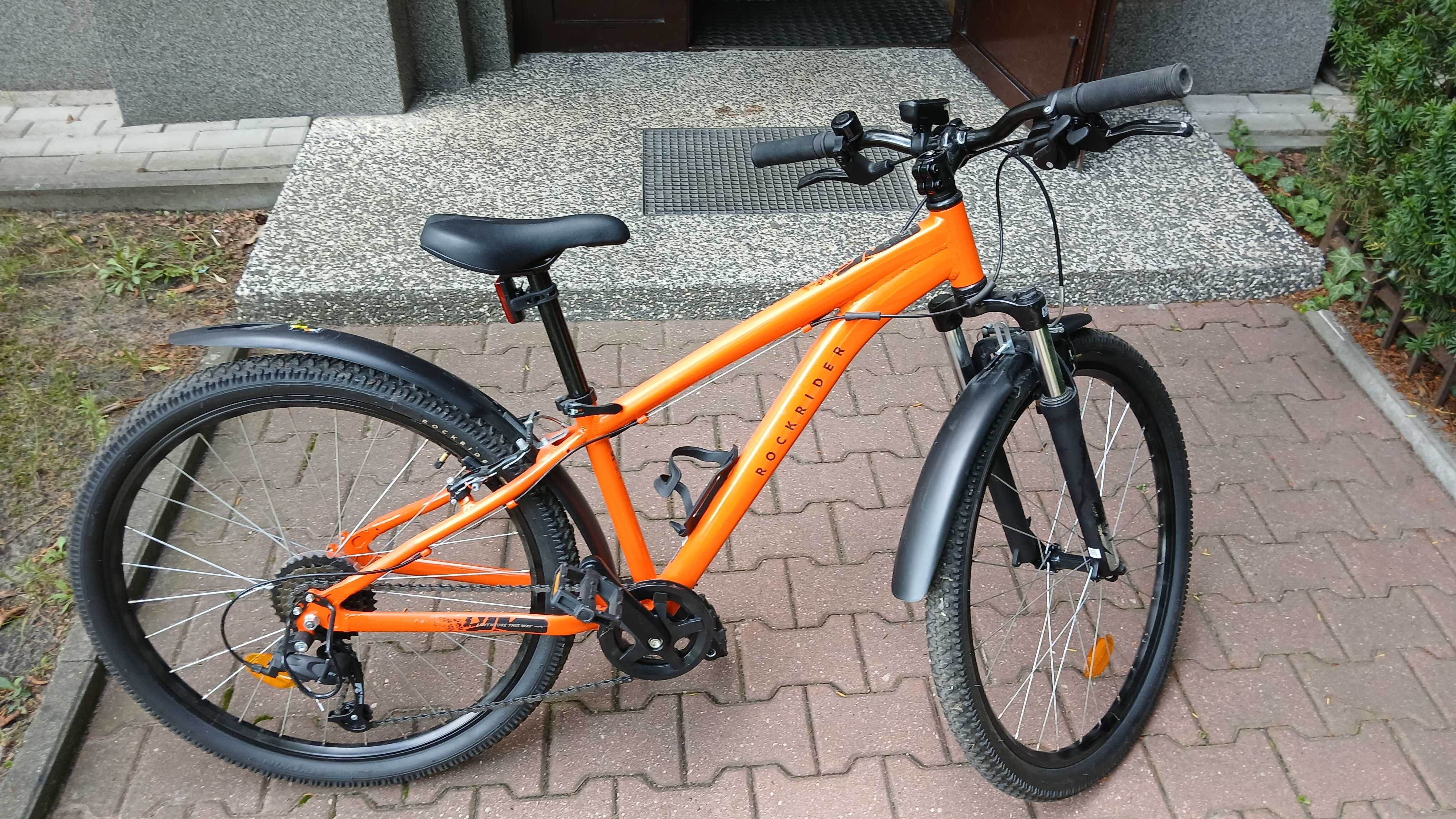 Rower górski MTB dziecięcy Rockrider st 500 + kask