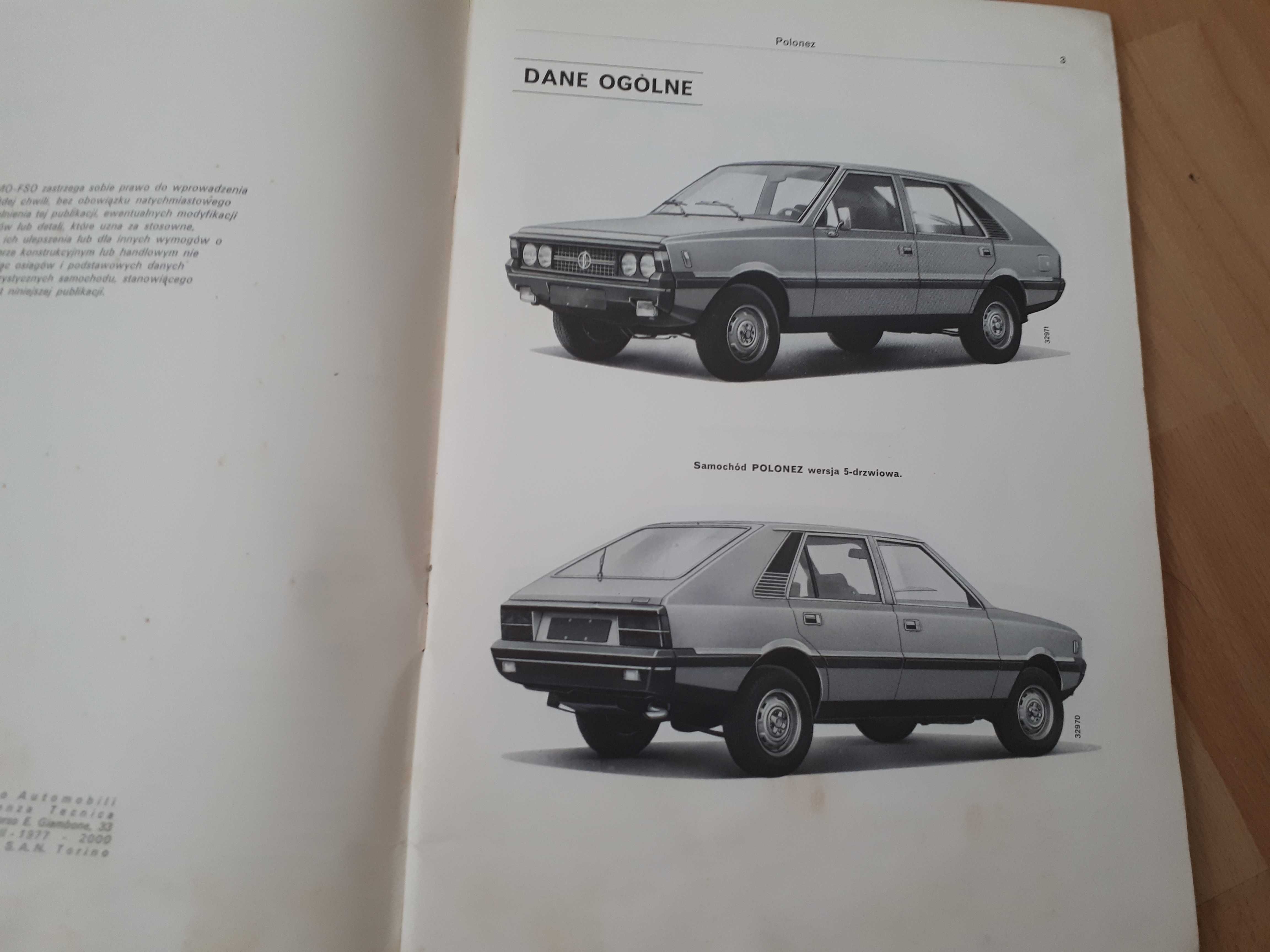 Polonez 1300/1500 3D, Coupe, dane techniczne