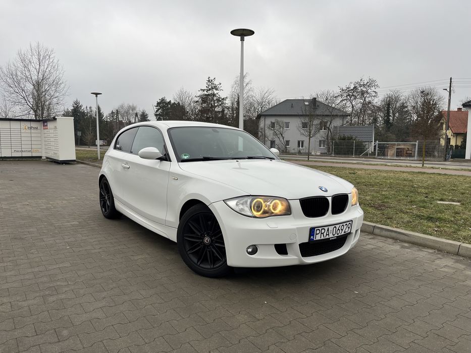 BMW 120d e81 LCI M Pakiet Shadowline alpineweiss