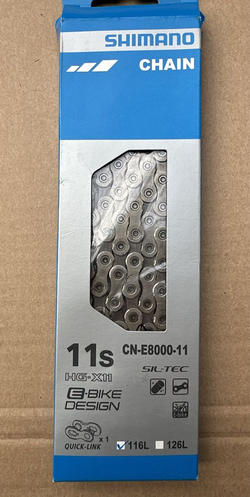 Łańcuch Shimano XT CN-E8000-11 E-Bike 116L