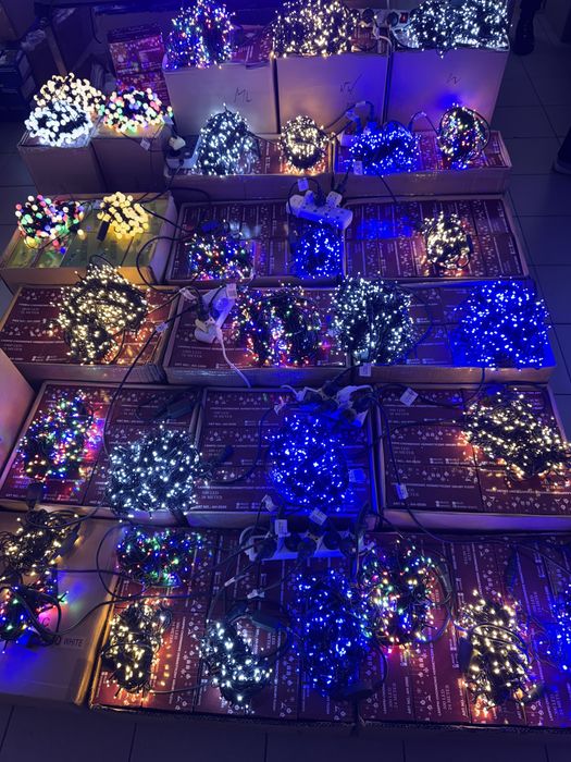 Oświetlnia choinkowe ozdoby świateczne