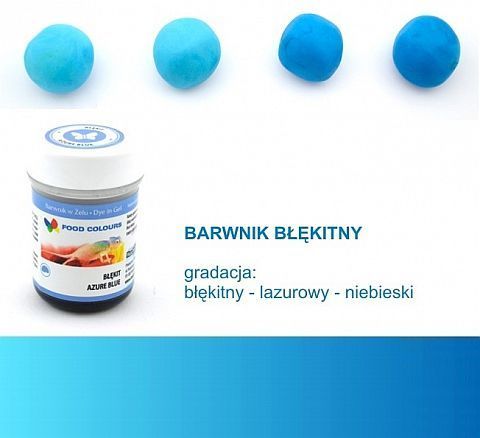 Barwnik Spożywczy W Żelu - 35G - Błękitny