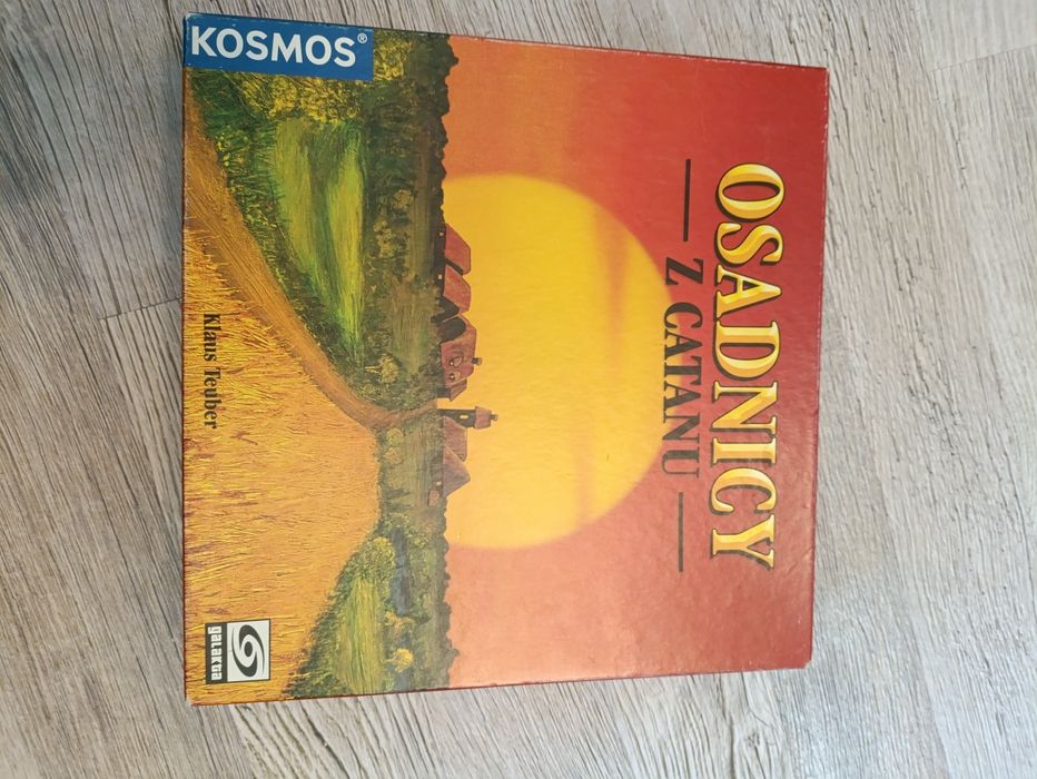 Osadnicy z Catanu gra planszowa 1995 drewniana