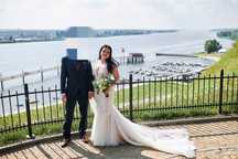La Sposa Baronia - suknia ślubna syrenka rybka z trenem 40