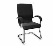 Fotel konferencyjny NOVA LB CF-CR - Chrom, czarny