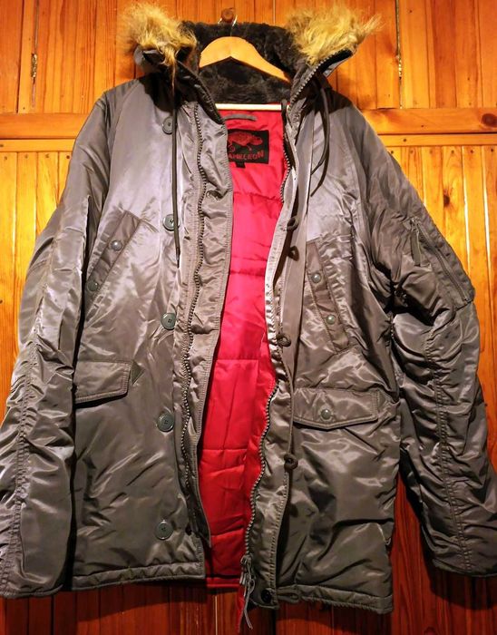 Чоловіча куртка Аляска Slim Fit  N-3B Chamelion