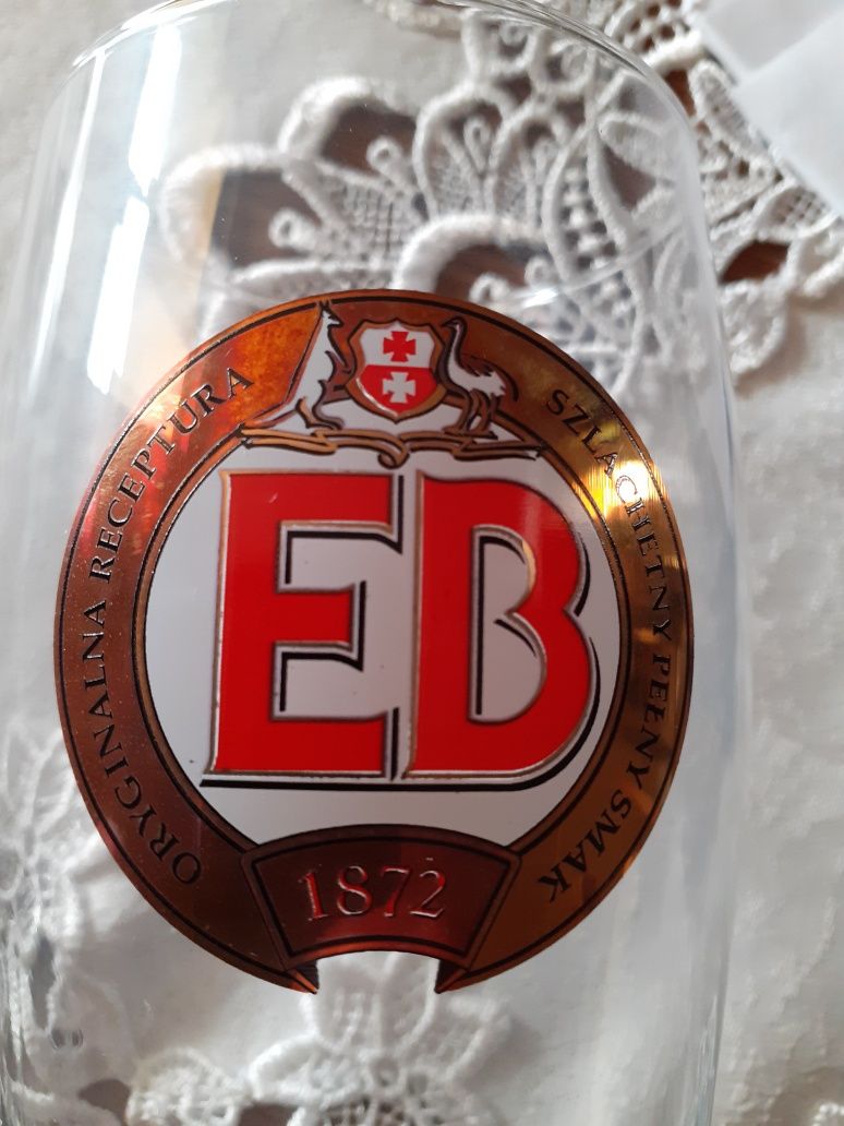 Szklanki do piwa z logo EB