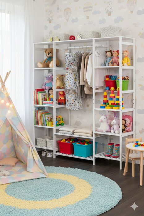 Armario aberto de bambu