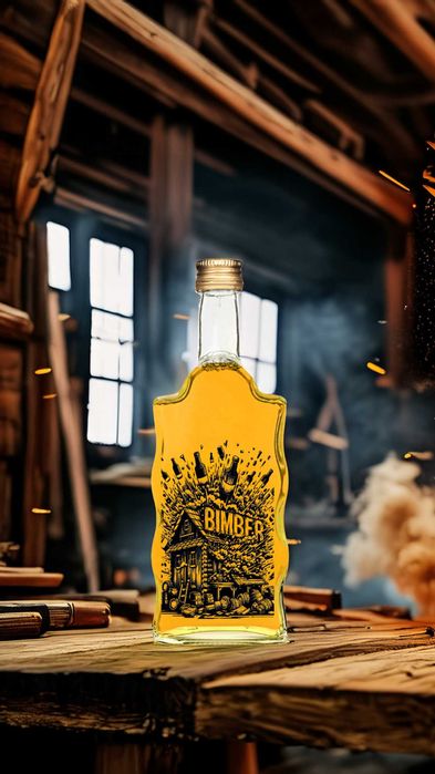 Zestaw 20 sztuk Butelka Warta 500 ml z nadrukiem Stara Bimbrownia