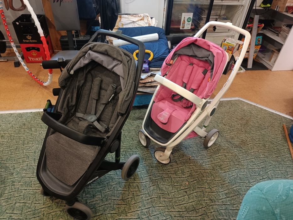 Greentom, dwa wózki prawie jak nowe