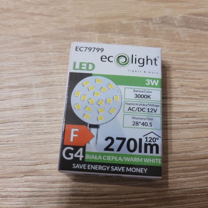 Żarówka G4 12V 3000K 270lm EC79799