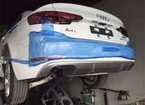 Диффузор заднего бампера Audi A4 S4 B9.5 рестайлинг 2020