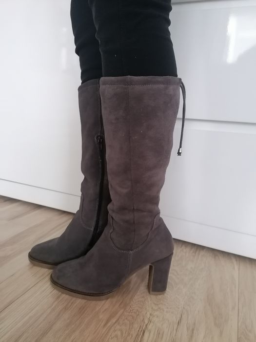 Kozaki skórzane Lasocki 39 rozm. jak nowe