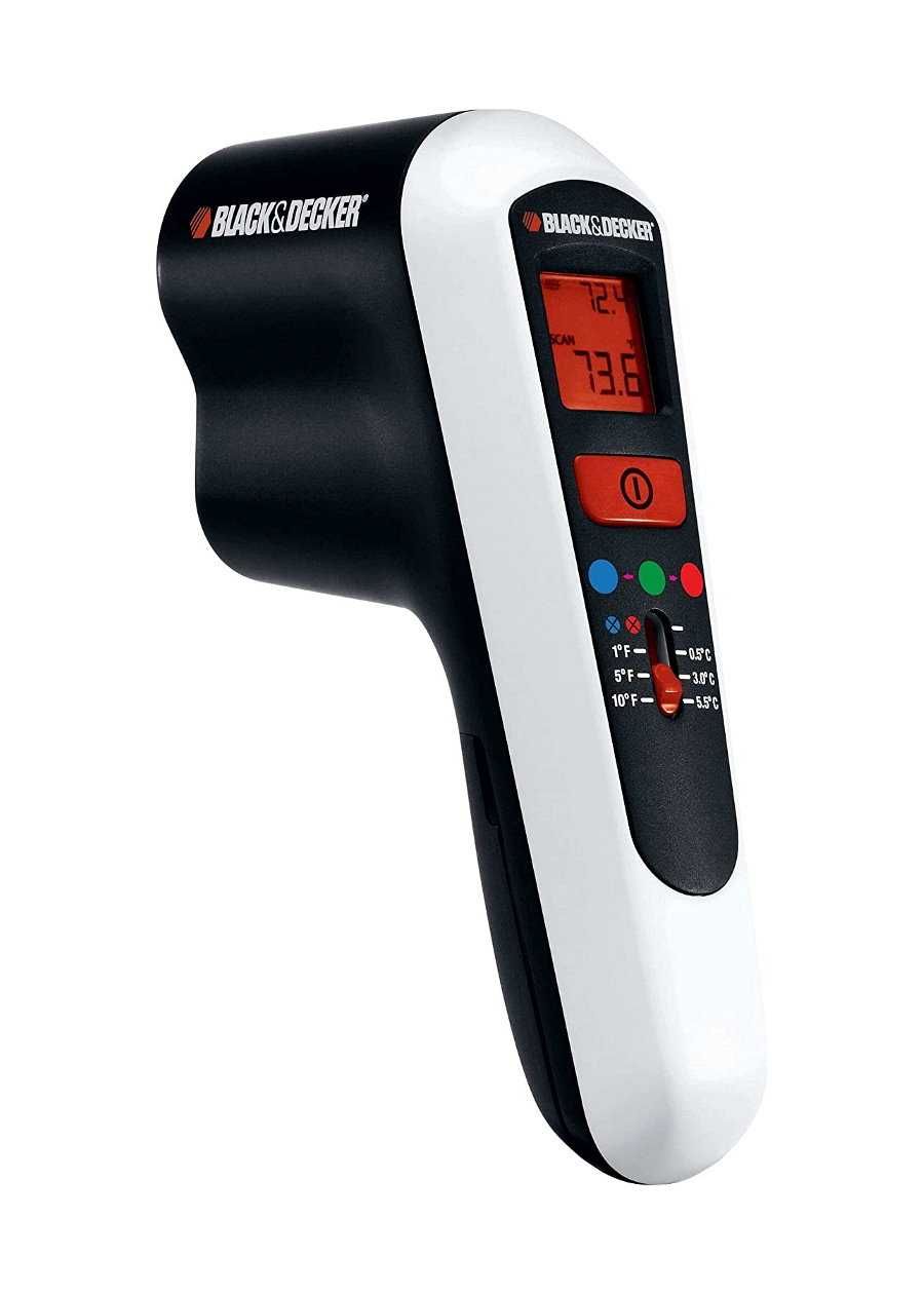 Black & Decker LUZ 3 CORES Medidor Temperatura Fugas TLD100