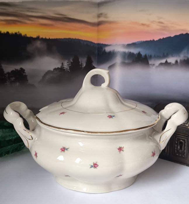 Serwis obiadowy Chodzież piękny stary porcelit