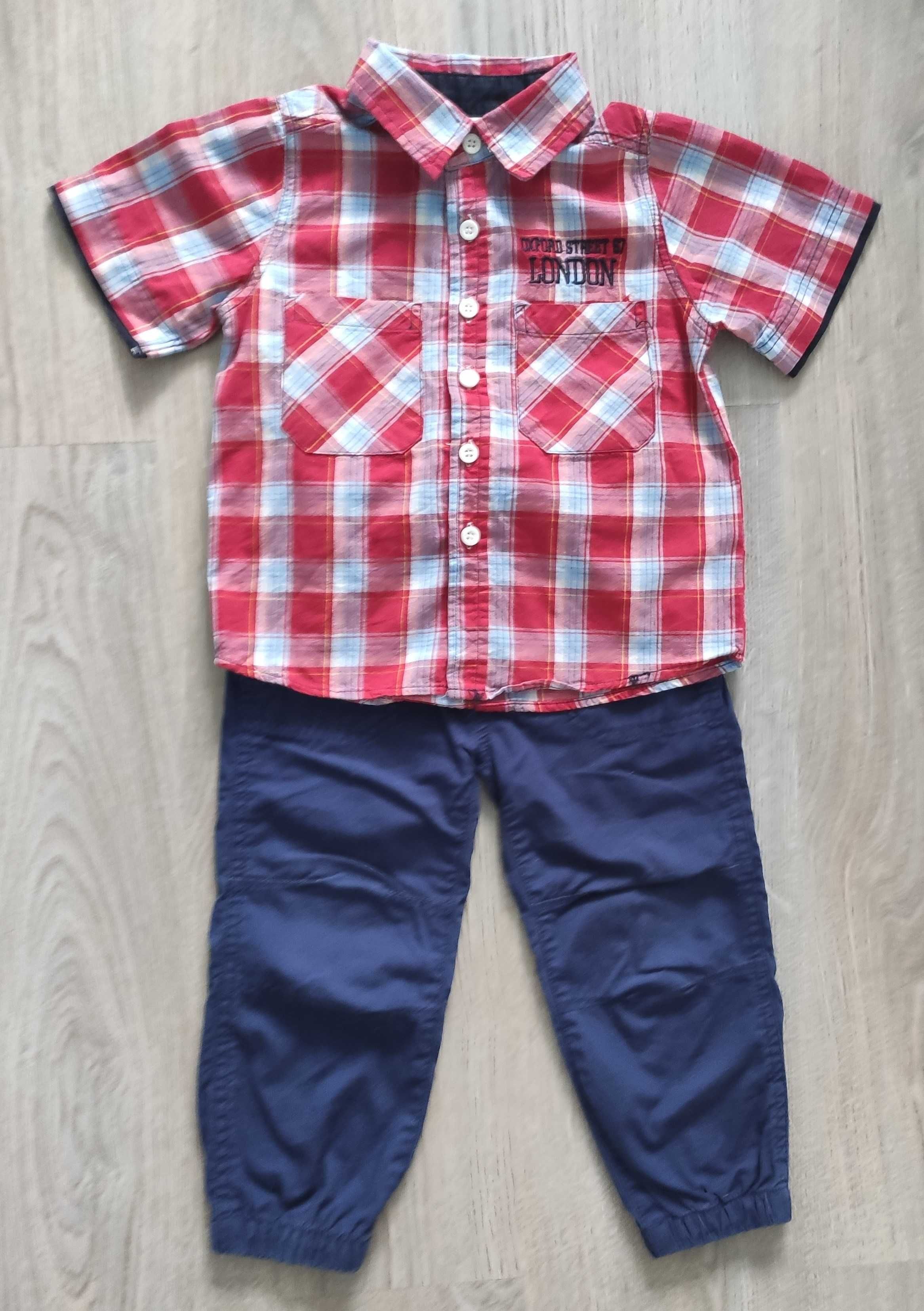 Zestaw ubranek 92 dla chłopca - bluzki Coccodrillo koszulka spodnie
