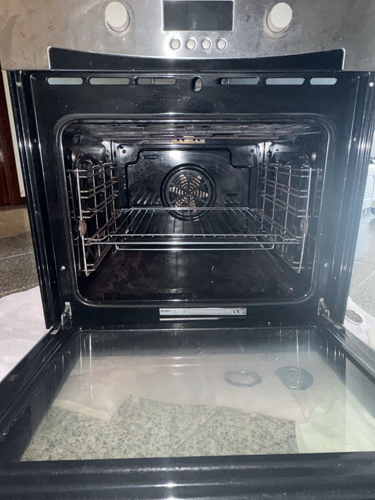 Forno e plaxa usados