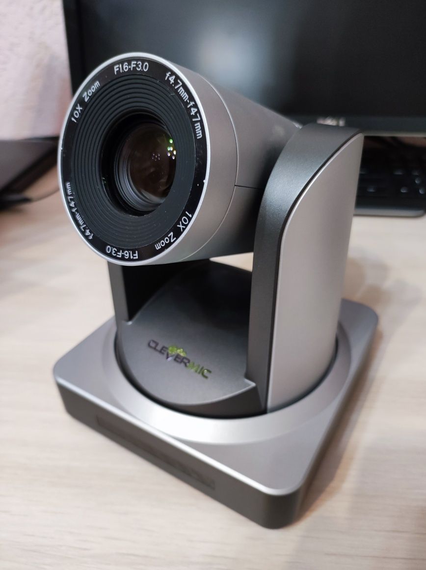 PTZ-камера CleverMic 1011U2-10 (FullHD, 10x, USB 2.0, LAN)