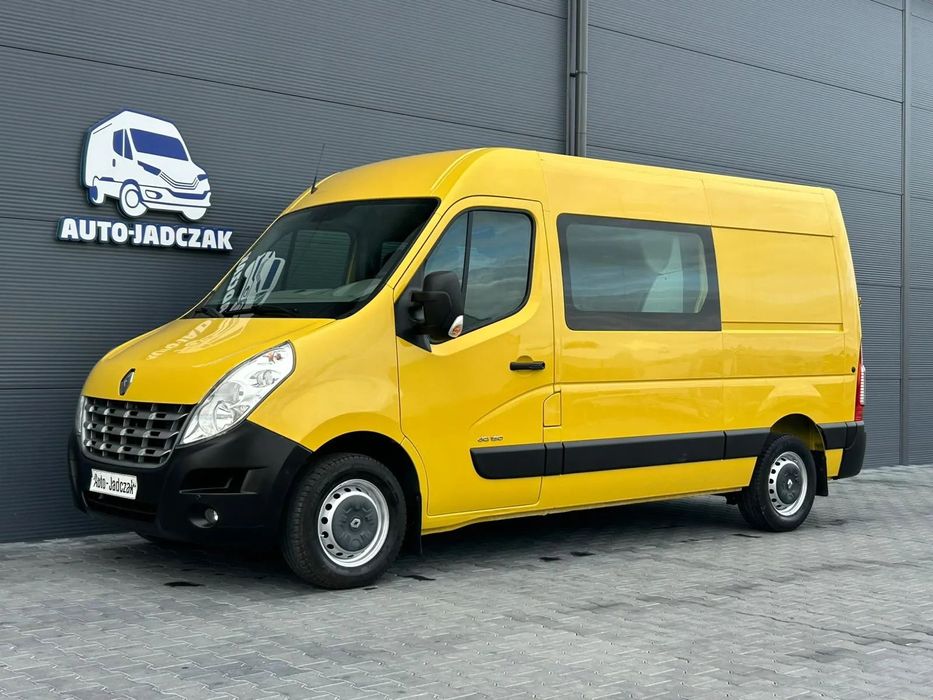 Renault Master 2.3 DCI 150KM L2H2 Brygadówka Doka holenderka 7 osób **KLIMA**Sprowadzony**
