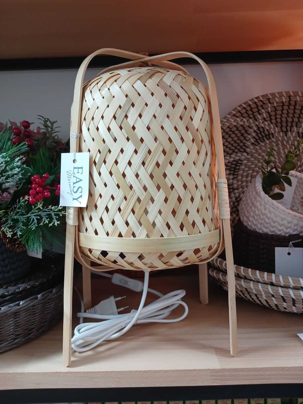 Лампа настільна IKEA бамбук
