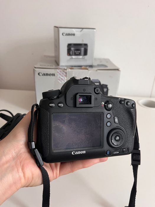 Фотокамера canon 6d +обʼєктив 50мм f/1,8