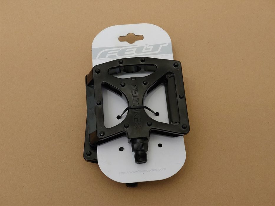 Platformy, pedały platformowe Felt Bikes metalowe czarne