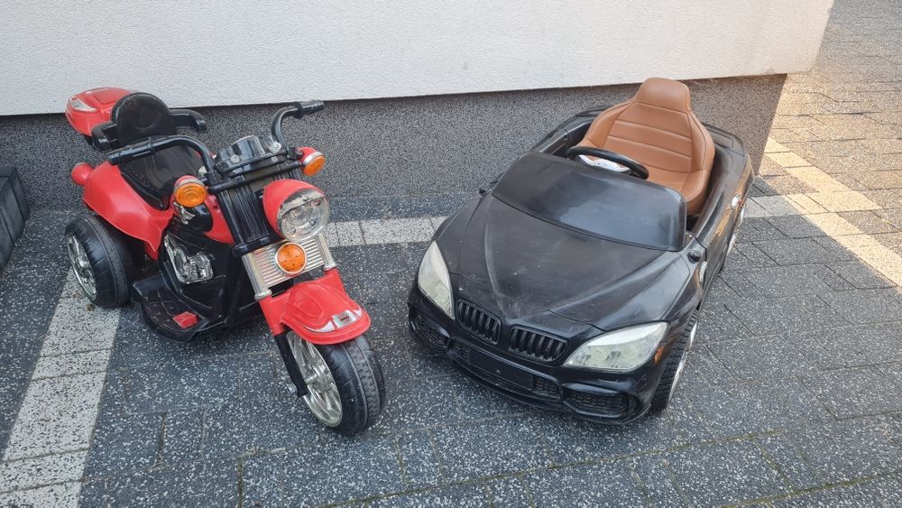 Motorek i samochód na akumulator - Radom