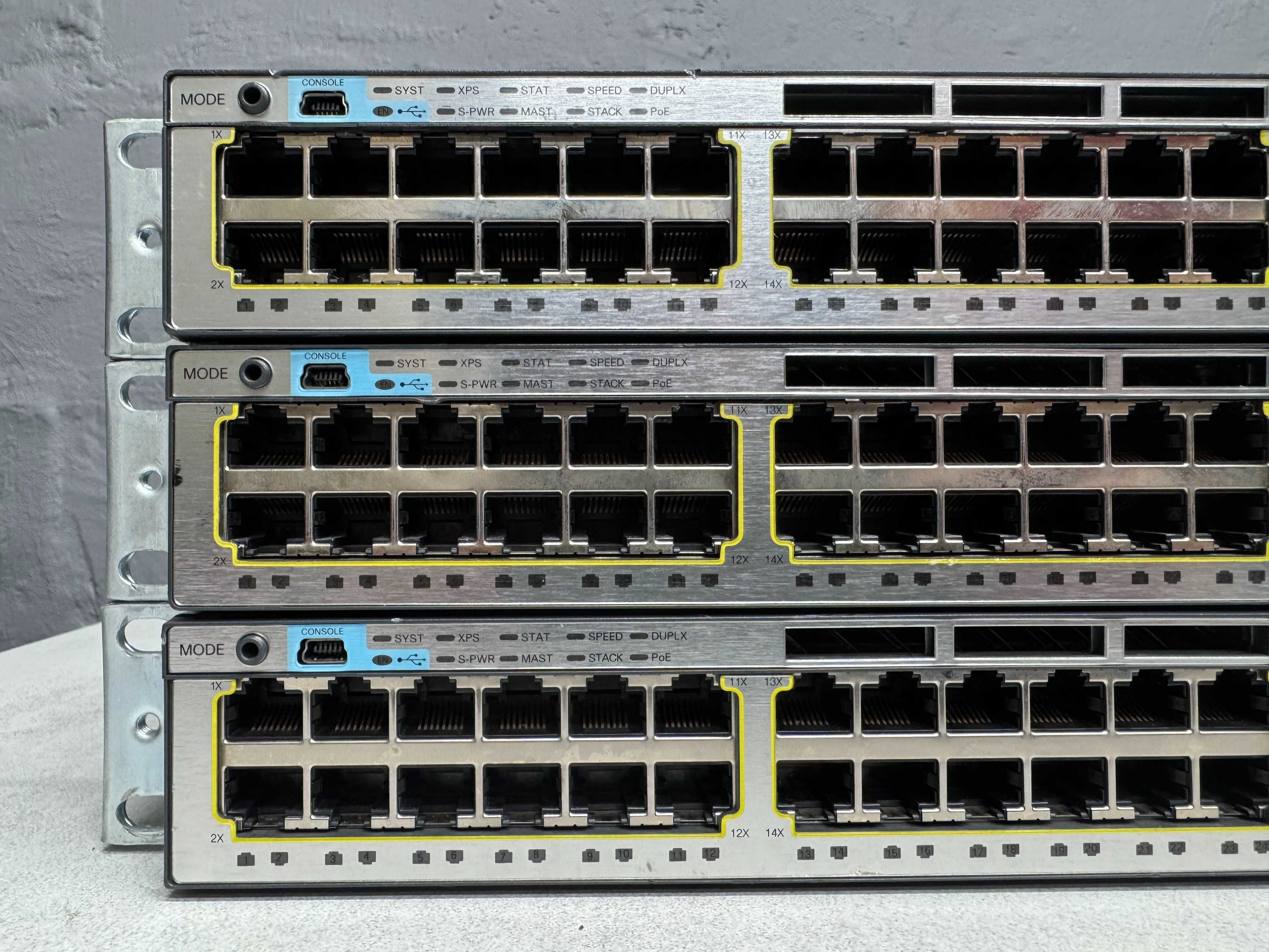 Гигабитный 48PoE Коммутатор Cisco Catalyst 3750X-48P-S нал/безнал