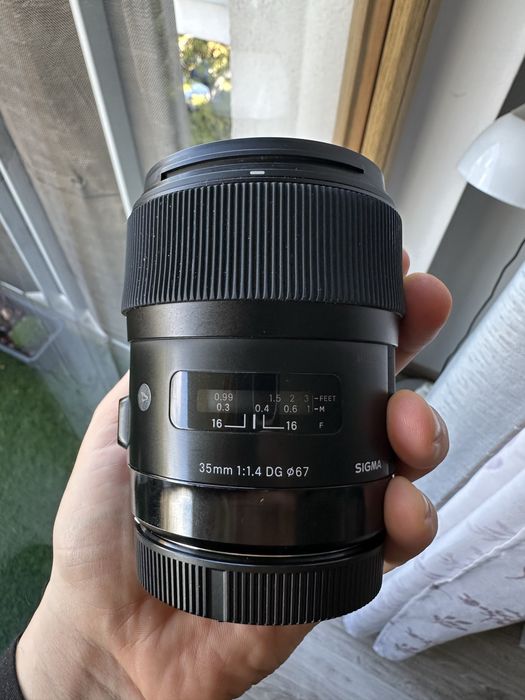 Шара Sigma 35 1.4 canon не працює автофокус
