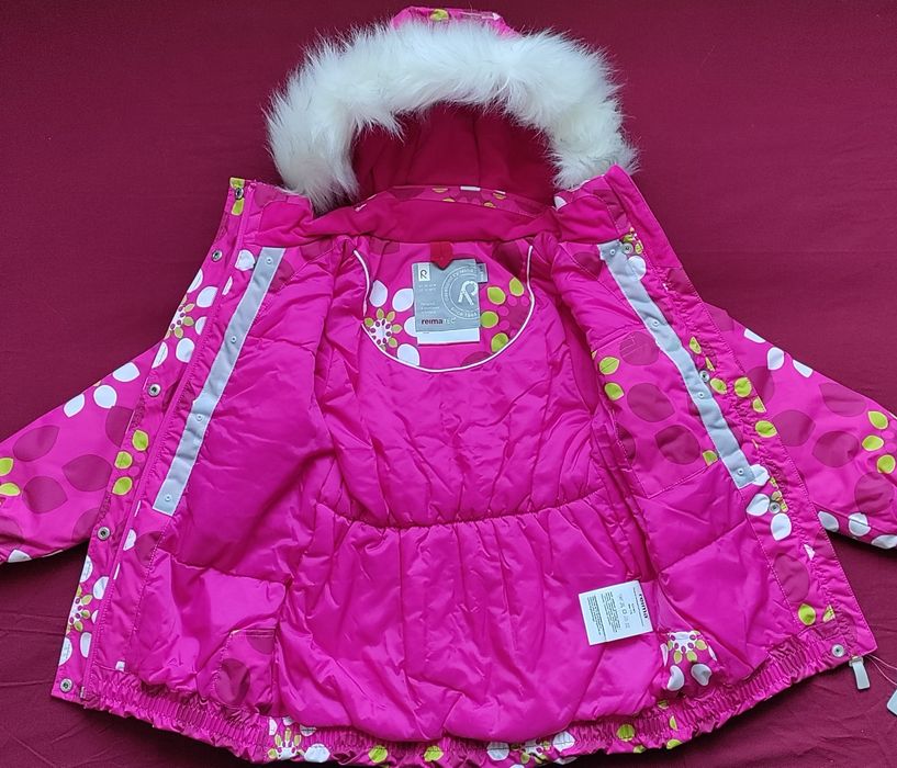 Новая зимняя куртка парка Reima Reimatec 110 +6см размер