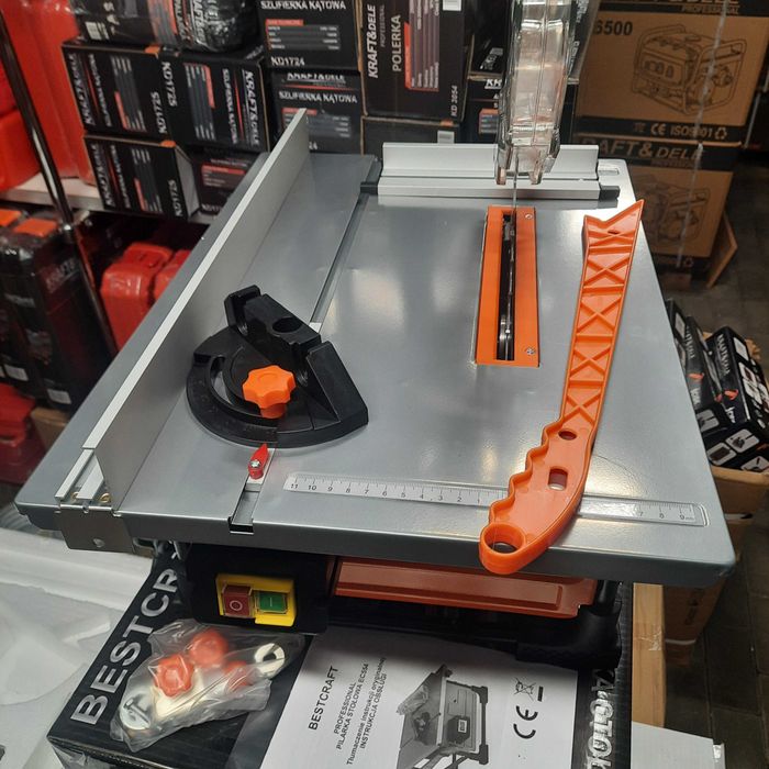 PILARKA STOŁOWA krajzega do cięcia drewna 1500W + tarcza 200 mm KD554