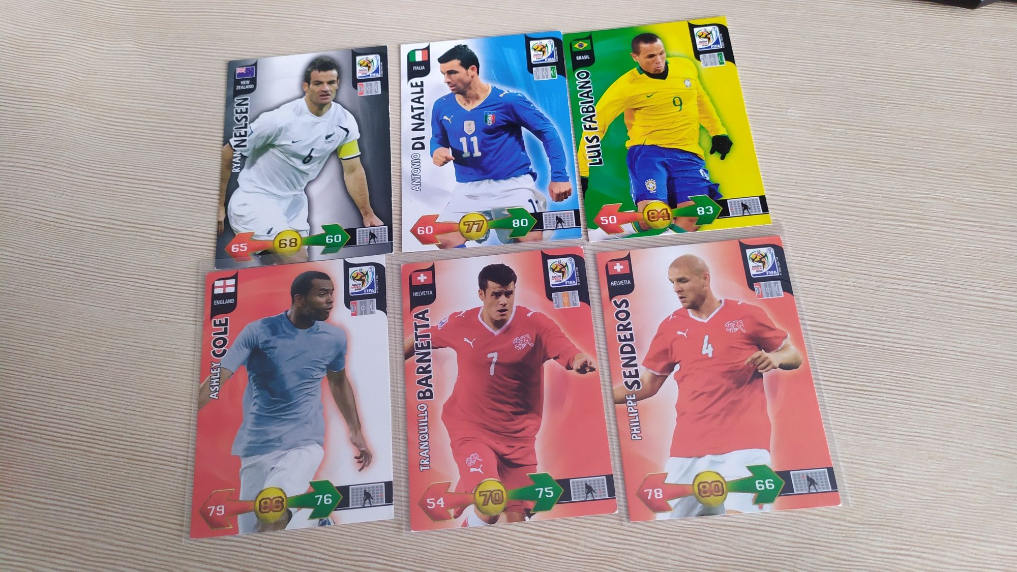 Karty Panini World Cup Africa 2010 RPA