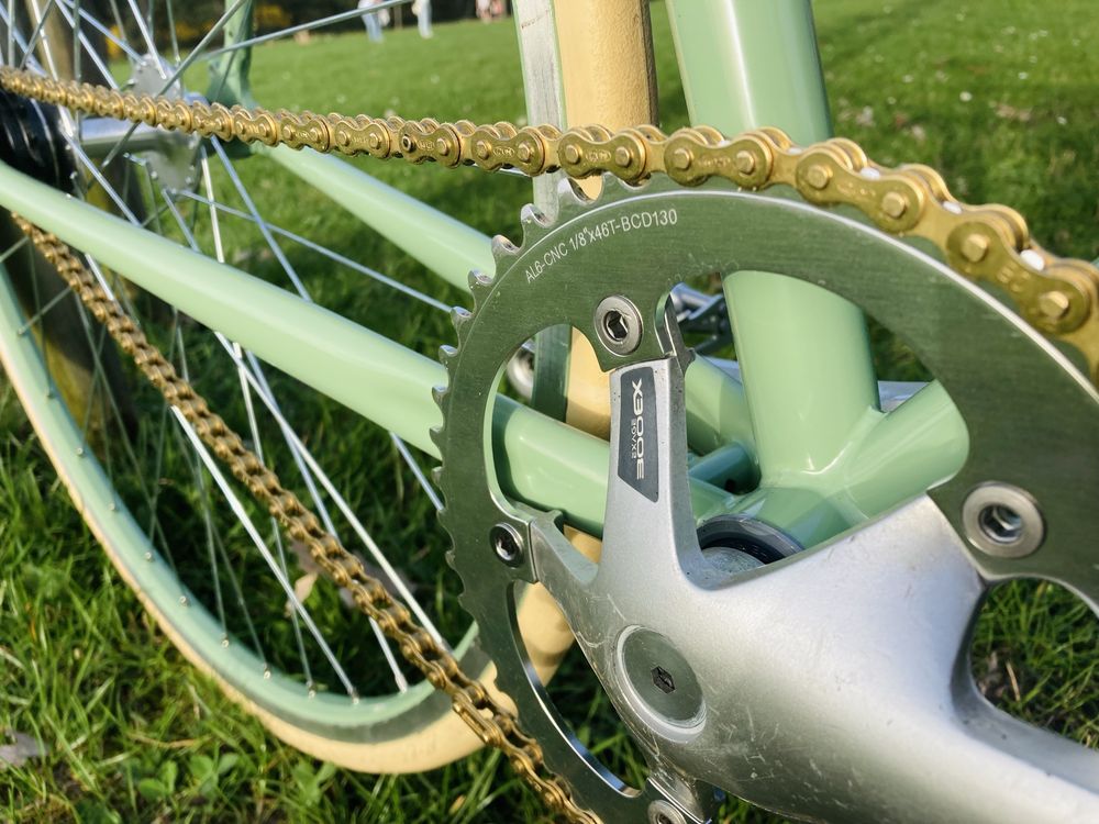 Rower miejski 49cm singlespeed fix ostre koło prawie nowy