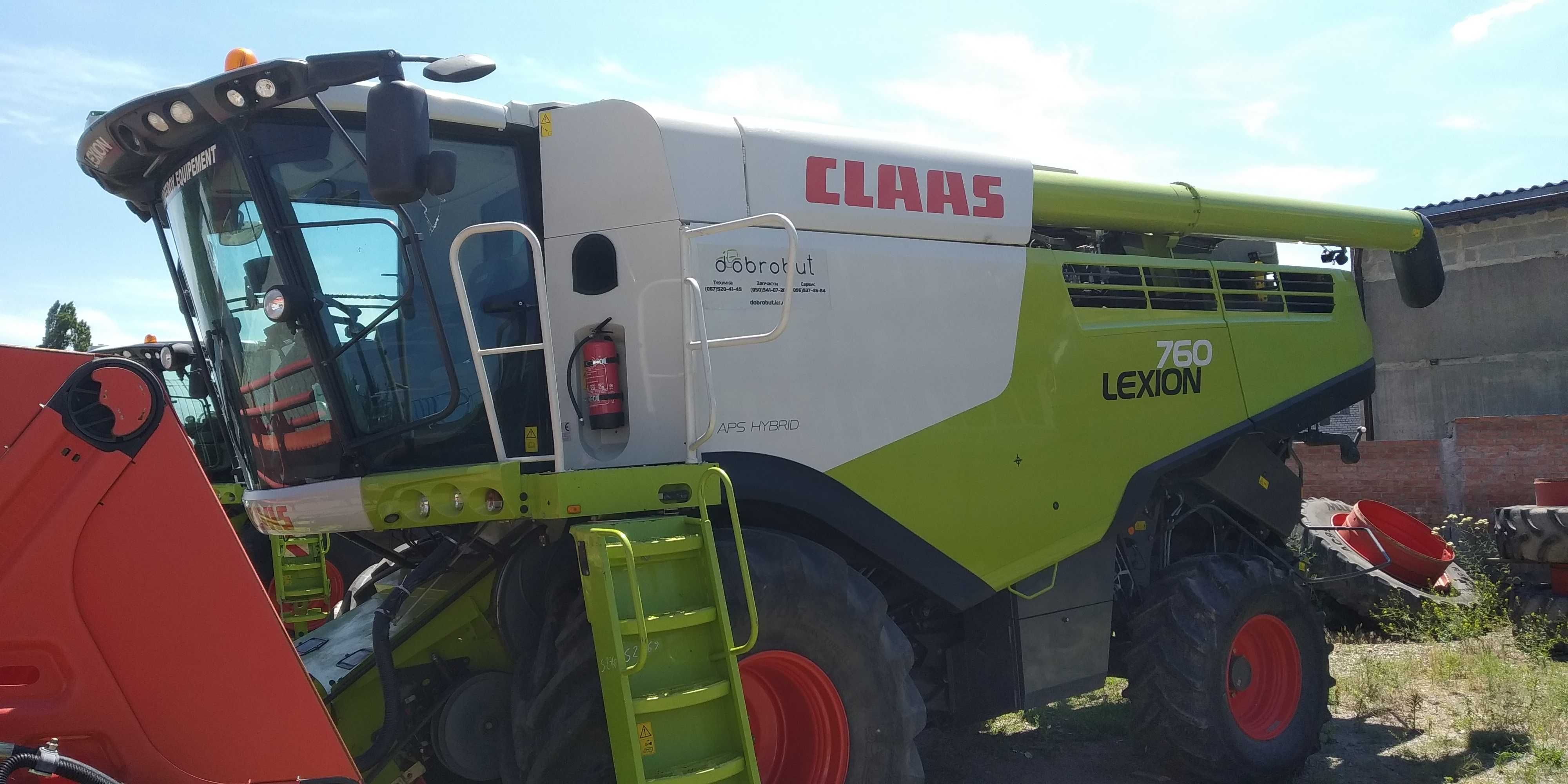 Комбайн. CLAAS Lexion 760.Лексіон.