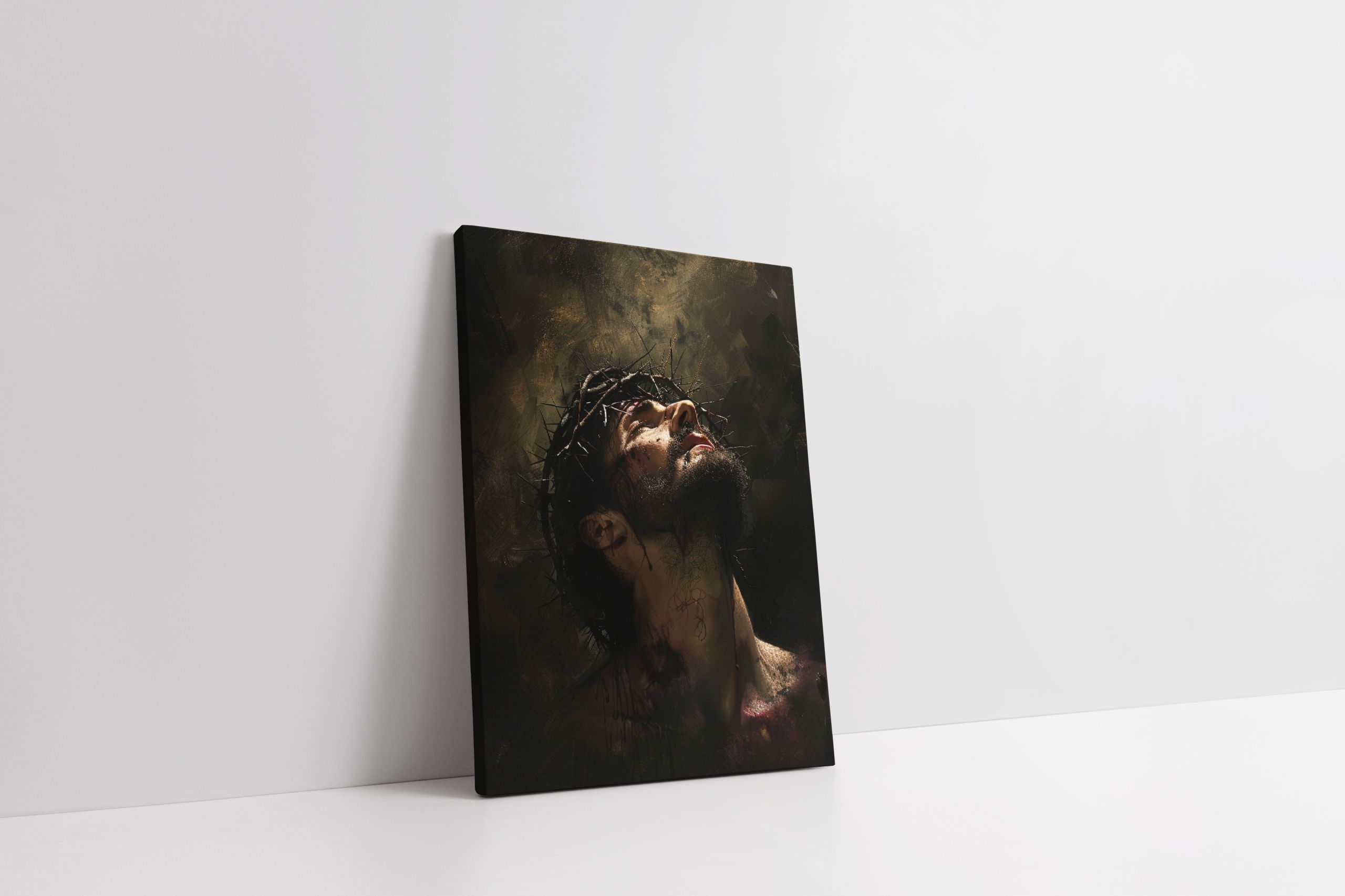 Obraz na płótnie Jezus Chrystus w koronie cierniowej 90x120