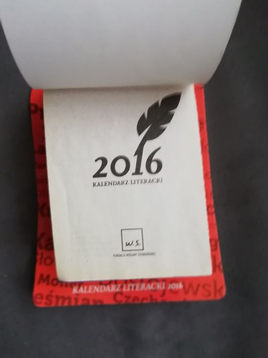 Kalendarz literacki 2016