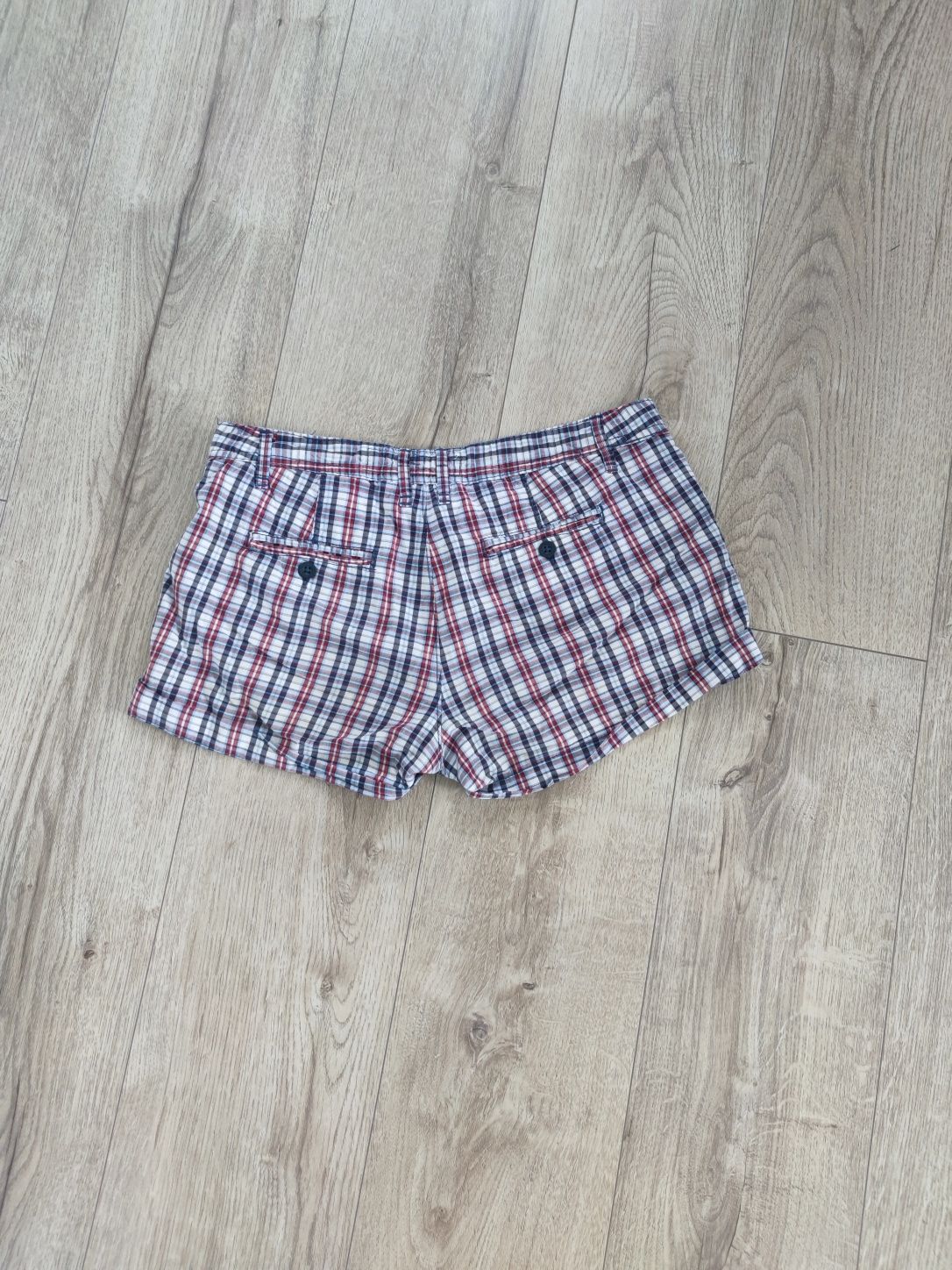 Bawełniane spodenki w kratę h&m XS 34