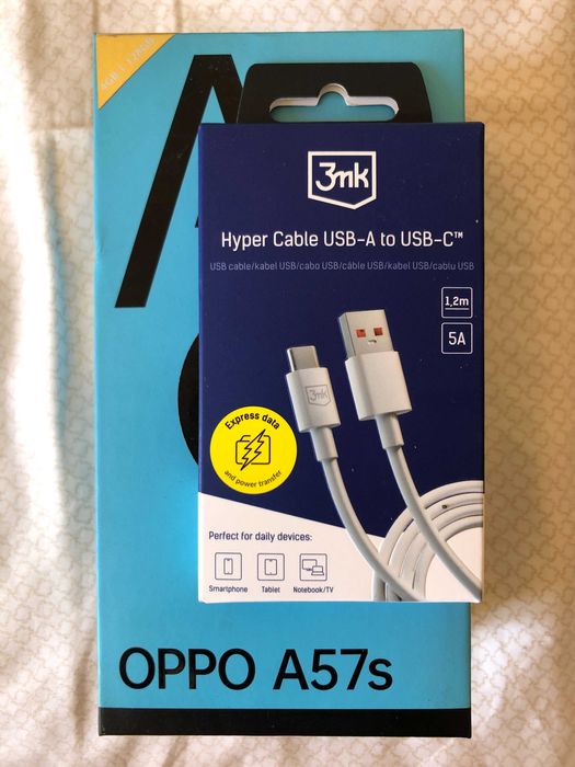 Smartfon Oppo A57s 128GB stan bdb + nowe szkło 9h Kompletny