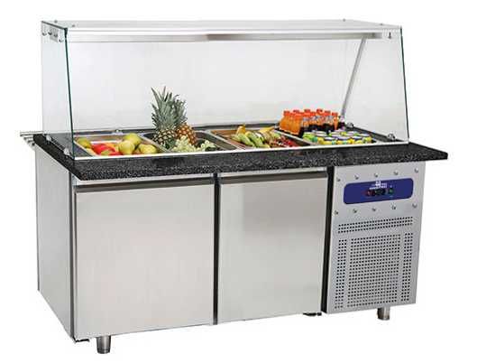 Stół chłodniczy sałatkowy 150 cm