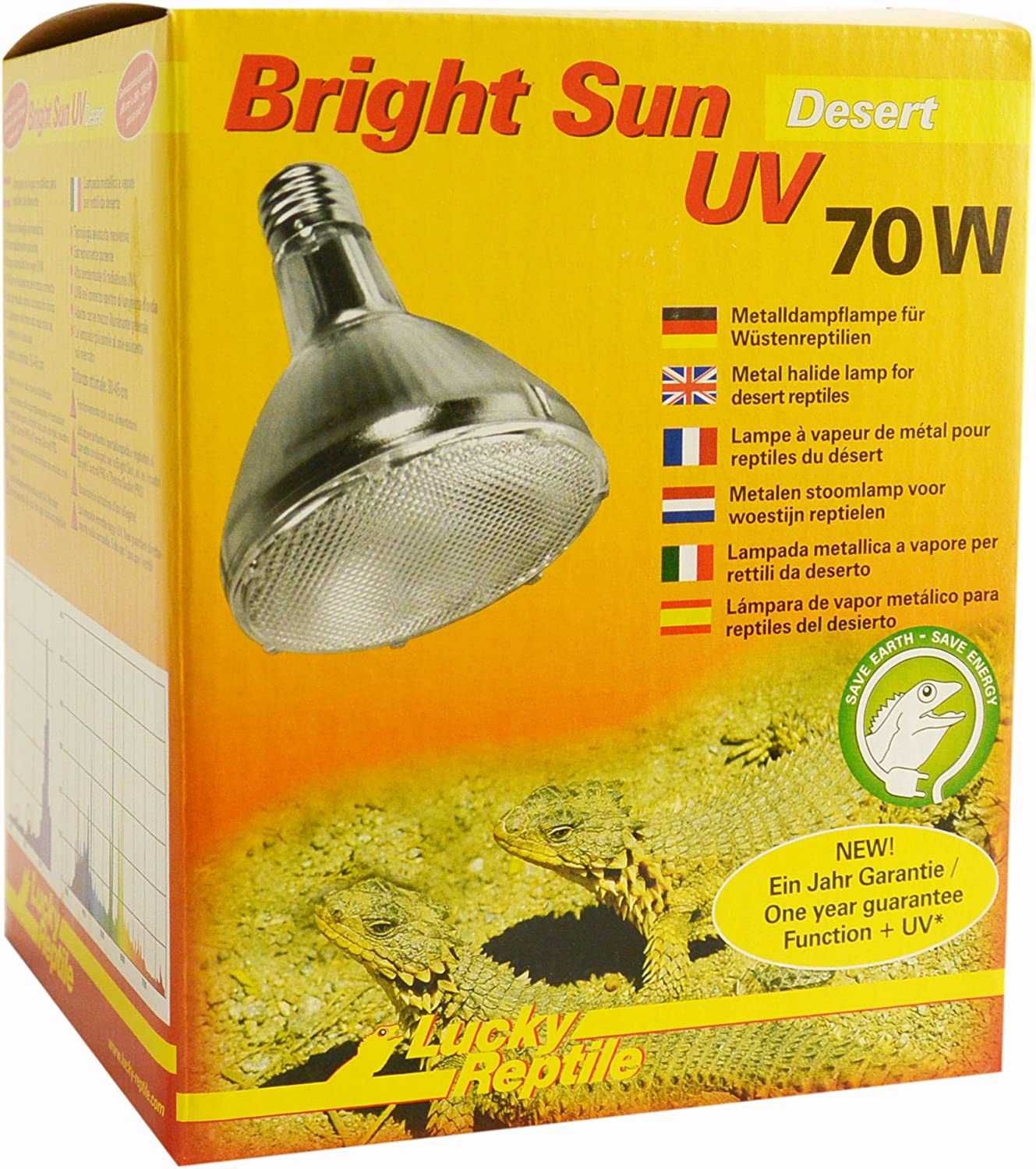 Lampa Bright Sun Lucky Reptile Desert 70W