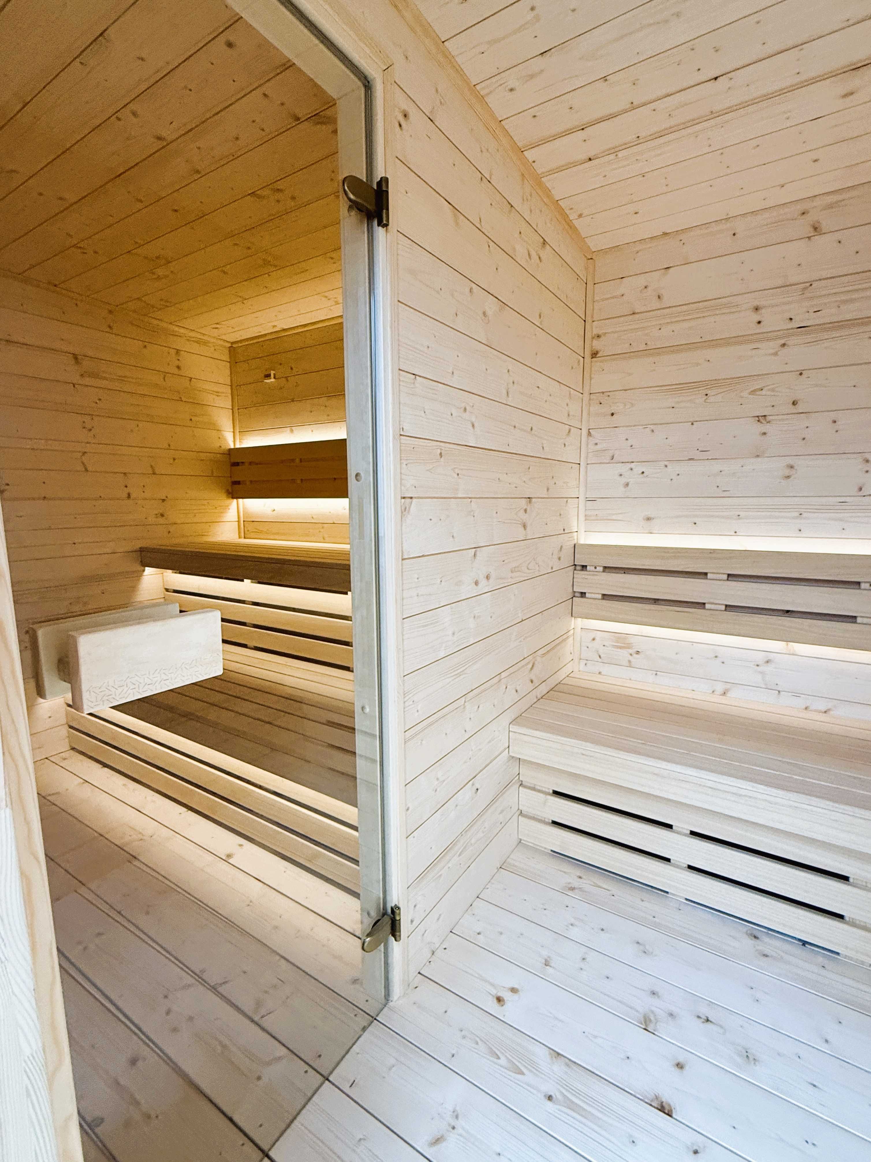 Sauna Ogrodowa Zewnętrzna Fińska Ocieplana Konstrukcja